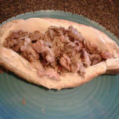 A picture of Wicked steak and cheese.