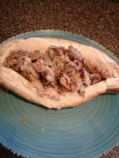 A picture of Wicked steak and cheese.