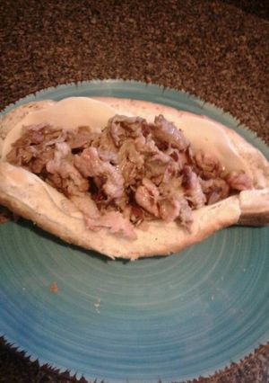 A picture of Wicked steak and cheese.