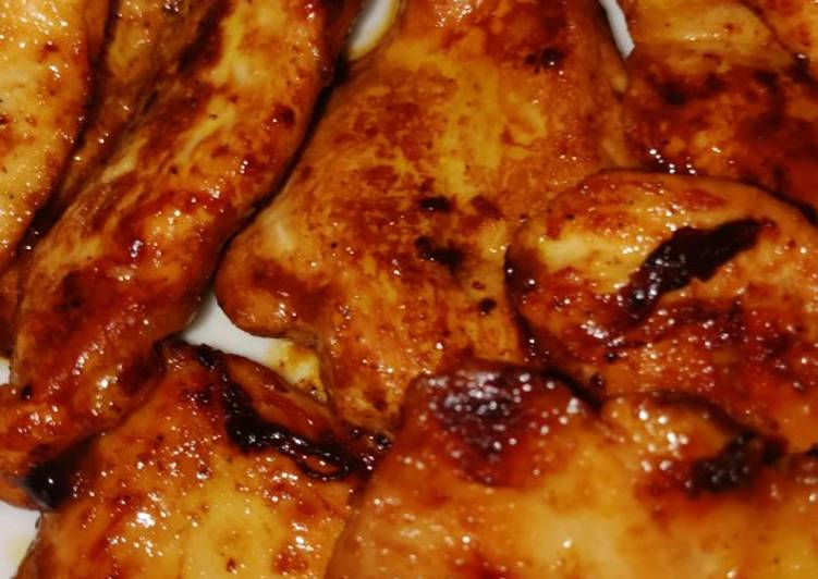Cara Gampang Membuat Honey Mustard Grill Chicken, Enak