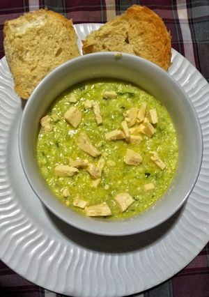 Una foto de Puré de güisquil (chayote)