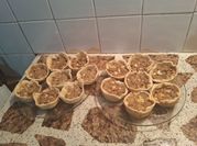 Una foto de canastitas de ricota y verdura