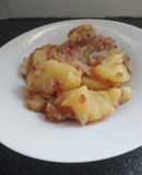 Guiso de papas con cochayuyo tostado