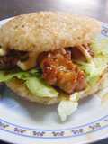 Easy Rice Burger with Teriyaki Chicken