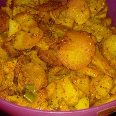 A picture of Aalu fry.