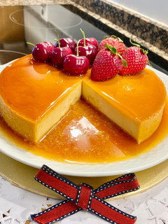 Una foto de Flan Napolitano “ muy cremoso”