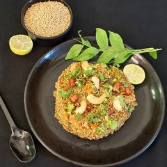 A picture of Foxtail millet upma.