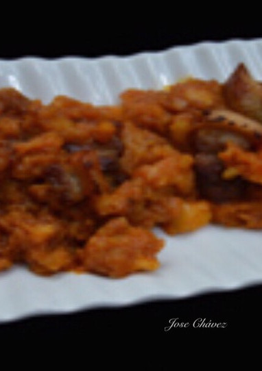 Una foto de Papas revolconas