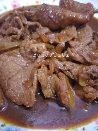 Langkah Mudah untuk Membuat Resep 641.Daging Sapi Lada Hitam Anti Ribet, Sempurna