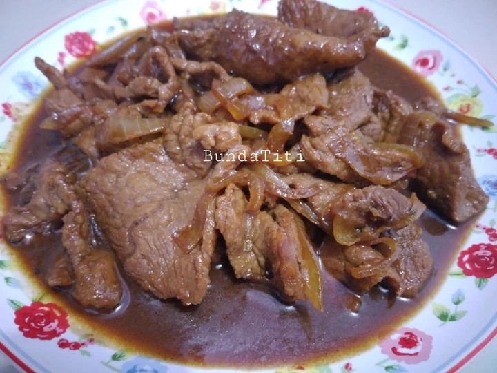 Langkah Mudah untuk Membuat Resep 641.Daging Sapi Lada Hitam Anti Ribet, Sempurna