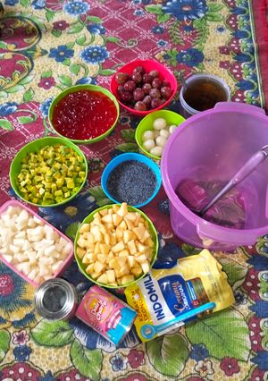 Foto resep Es Teller Full Buah