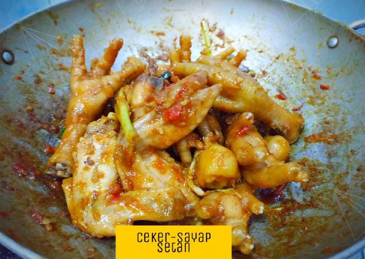 Resep Ceker Sayap Setan yang Bikin Ngiler