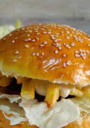 Une photo de Pain a hamburger