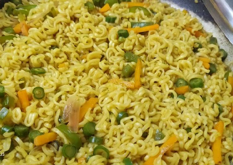 Steps to Prepare Super Quick Homemade Maggi with a twist
