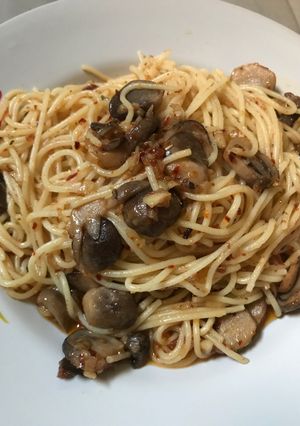 Foto resep Aglio olio jamur super gampang
