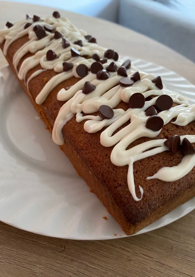 Una foto de Carrot cake con harina integral