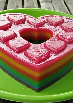 Foto resep Kue Lapis Beras Pelangi 🌈