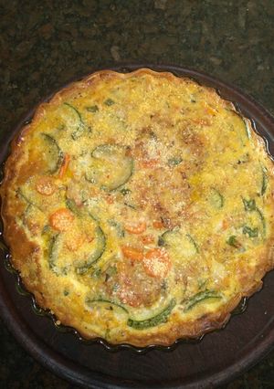 Una foto de Tarta de zucchini y zanahoria