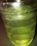 Agua fresca de lima y albahaca vegan 100%💨👏