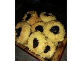 Chocolate thumbprint crumble