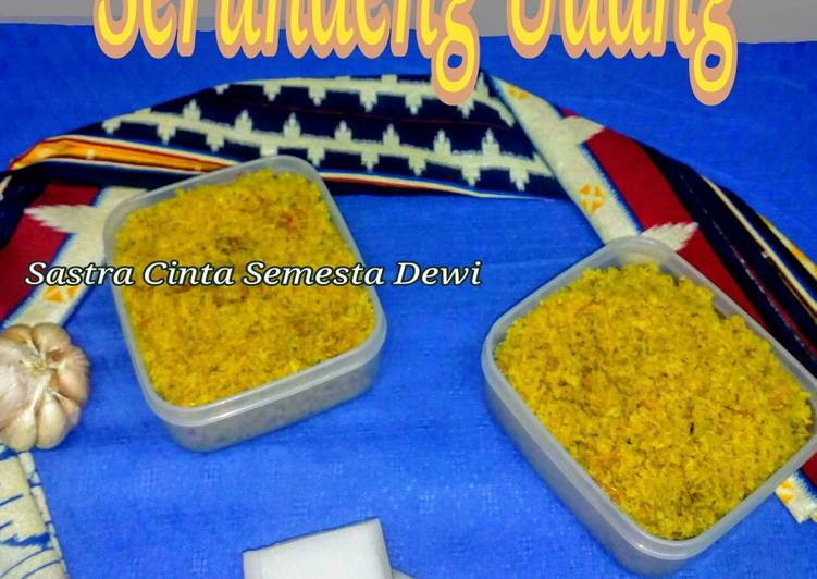 Cara Bikin Serundeng Udang gampang