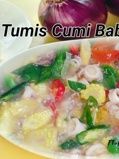 Foto resep Tumis Cumi Baby Corn