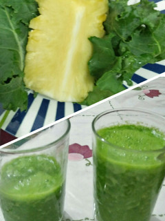 Foto resep Jus Kanas (Kale dan Nanas)