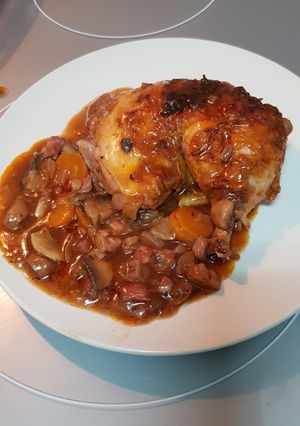 Una foto de Pollo al horno