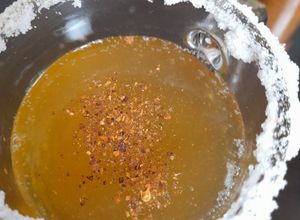Una foto de Michelada