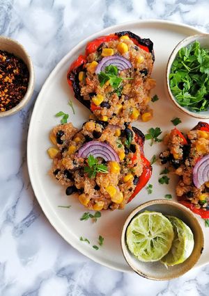 Foto de Quinoa Mexicana em Pimento assado 🌱