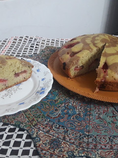 عکسی از دستور کیک توت فرنگی 🍓🥧🍓