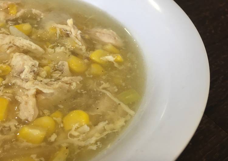 Sup jagung kental ala kondangan