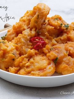 Foto resep Udang Telor Asin