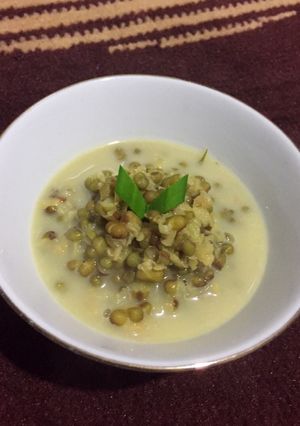 Foto resep Bubur kacang ijo susu