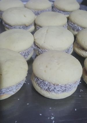 Una foto de Alfajores de maicena clásicos