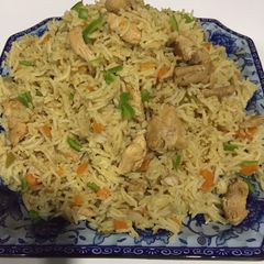 A picture of Chicken Vegetables rice.