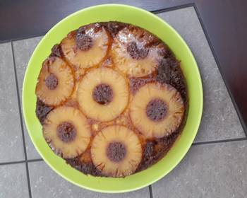 Easy Make Recipe Pineapple upside down cake Delicious Simple