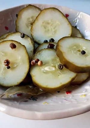 Una foto de Pepinos agridulces