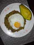 Calentao de frijoles trasnochados