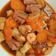 Udang Sosis Tahu Asem Manis