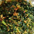Tumis daun bunga pepaya