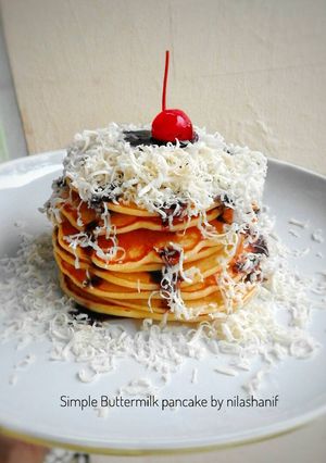 Foto resep Simple Buttermilk pancake (Recommend 👍)