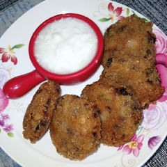 A picture of Indian Potato Tikki.