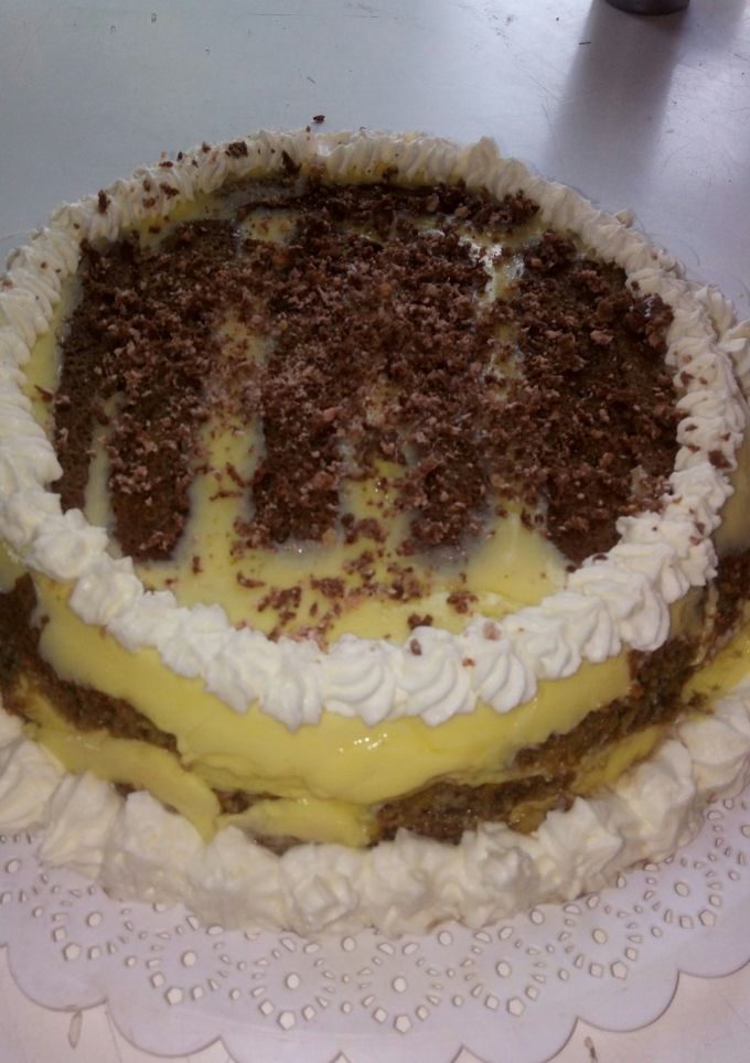 Una foto de Postre fácil de vainillas
