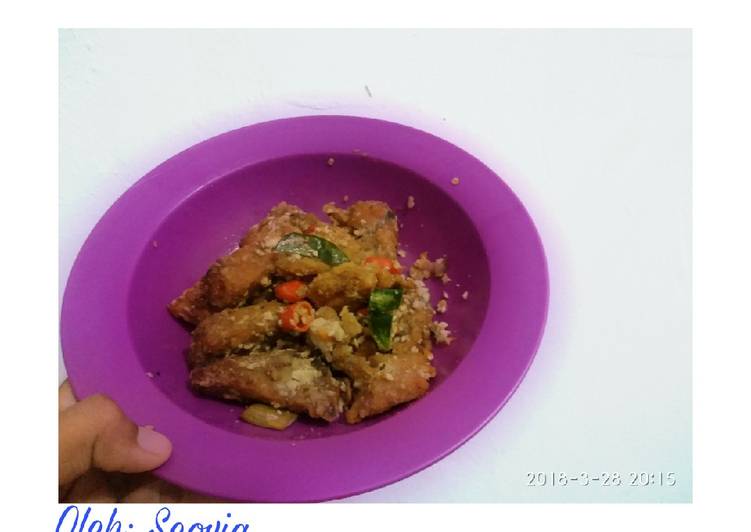 Resep Simpel Fillet ayam telur asin Anti Gagal