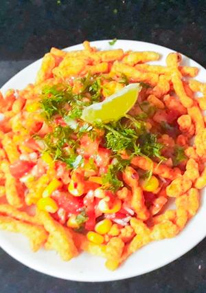 A picture of Kurkure Corn Bhel.