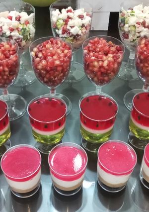 عکسی از دستور ژله بستنی یلدایی