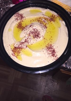 صورة لوصفة حمص منزلي