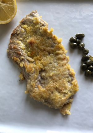 Une photo de Escalope panée