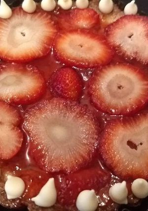 Una foto de Tartas individuales de frutillas